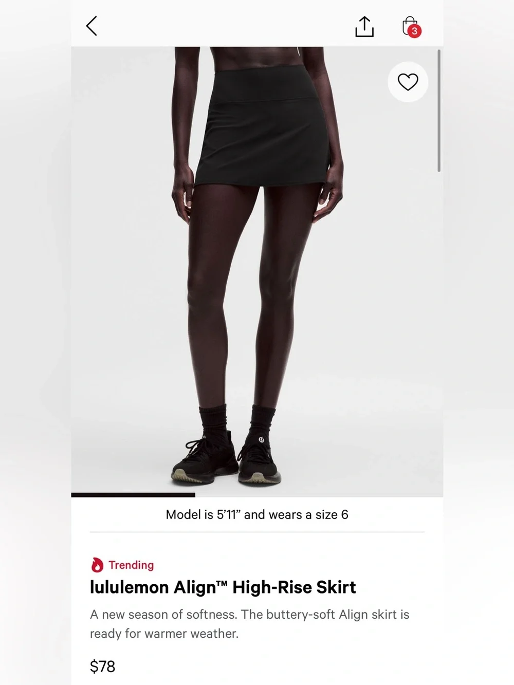 lululemon athletica Black Plum Align High-Rise Skirt⭐️ Size 2⭐️ Worn once⭐️